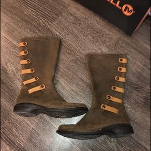 Merrell Cinnamon Molasses Boots